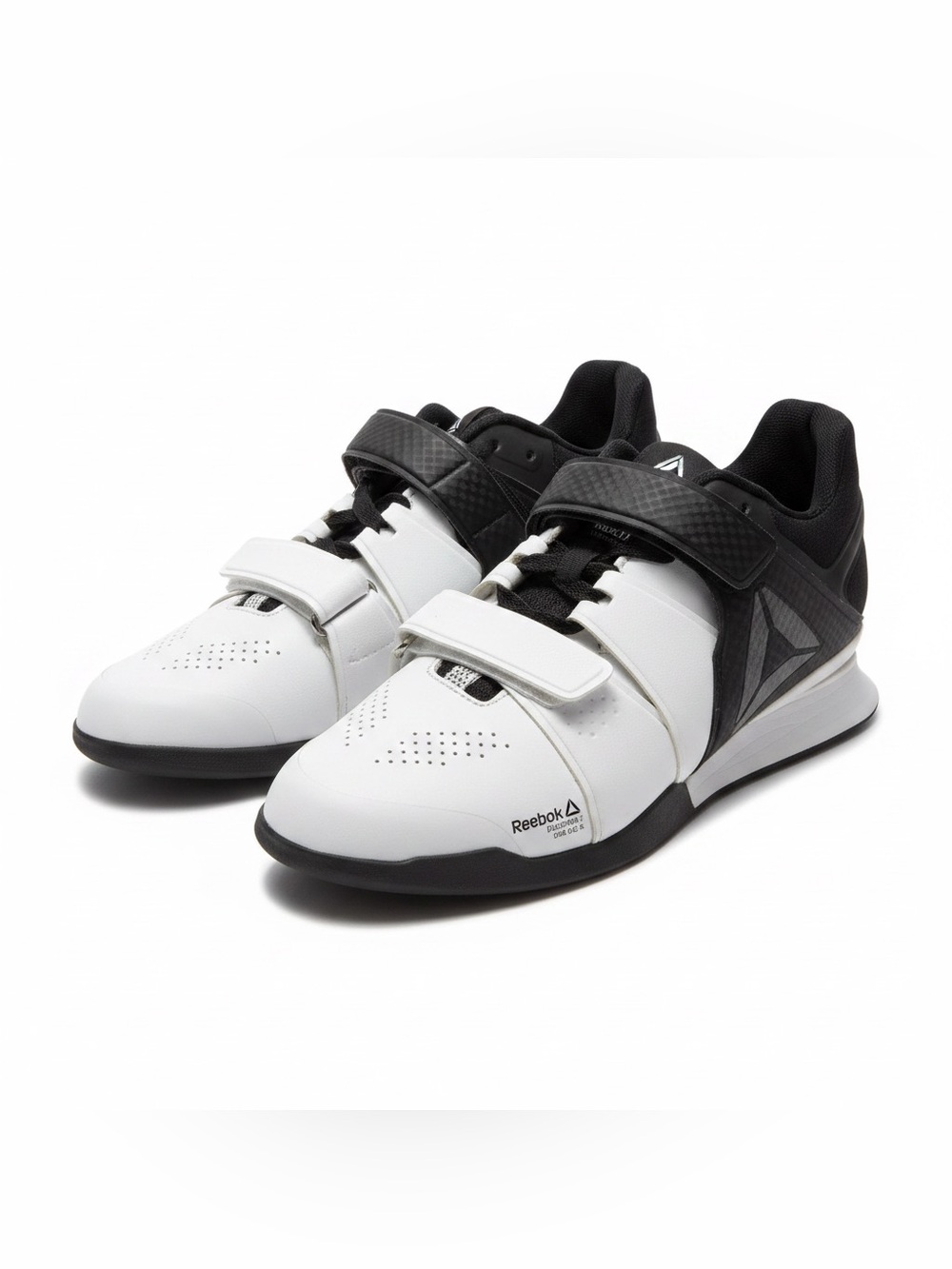 Reebok Men’s White and Black Training Weightlifting Shoes
